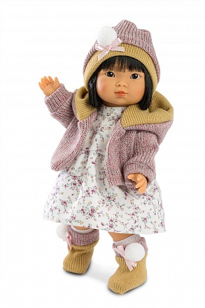 Кукла Валерия, азиатка 28 см 